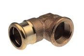 Druckrohre und Armaturen - Vsh Fabrieken Xpress copper angle adapter 90 deg. ff 15xrp1/2 - 38351