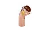 Druckrohre und Armaturen - Viega Profipress G bend 45° 15 Copper/bright 345679 - 345679