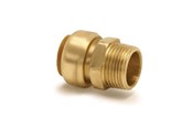 Kupferrohre und Armaturen - Broen Straight male connector. push-fit x bsp taper male thread 15 * 1/2 - 45267