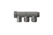 PEX-Systeme - Pettinaroli manifold 3 outlets tea 15 mm bi-203pt-15/10 - BI-203PT-15/10