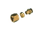 Fußbodenheizung - Pettinaroli 3/4 adapting set yellow 18x20mm for pex - 3015-006-20/16