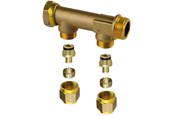 PEX-Systeme - Uponor aqua plus manifold male swivel wtr pex dr 3/4mt/sn 2x15c/c50mm - 1067753