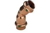 Druckrohre und Armaturen - Viega Profipress bend 45° 15 Copper/bright 292348 - 292348