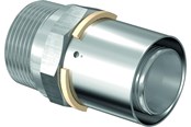 Alu pex Systeme - Uponor s-press adaptor male thread 63 mm x 2 - 1032895
