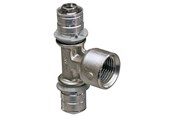 Alu pex Systeme - Uponor press tee adapter female thread 50-rp1ft-50 - 1046929