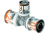 Alu pex Systeme - Uponor s-press plus tee reducer 25 x 20 x 25 mm - 1070577