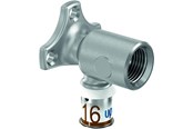 Alu pex Systeme - Uponor s-press plus tap elbow 90° 16 mm x 12 - 1070644