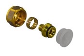 Fußbodenheizung - Uponor vario compression adapter pex 17 x 2 mm x 34 euro - 1065286