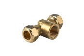 Klemmringverschraubungen - Vsh Fabrieken Compression tee female cxfxc 18x1/2x18 s1 - 0869440