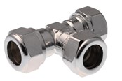 Klemmringverschraubungen - Vsh Fabrieken Compression tee eq. 3xc 15x15x15 cp dzr s - 0896821
