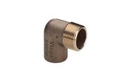 Kupferrohre und Armaturen - Viega Transition angle 90° sleeve/nipple 22 mm x 3/4" gunmetal - 107208