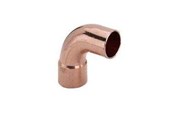 Kupferrohre und Armaturen - Viega Bend 90° nipple/socket 18 mm copper - 100575