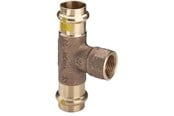 Druckrohre und Armaturen - Viega Profipress G T-piece 28 x 1/2" x 28 mm gunmetal - 352745