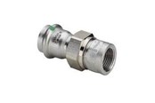 Druckrohre und Armaturen - Viega Sanpress Inox transition fitting 22 x 3/4" Stainless steel/bright 437503 - 437503