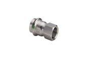 Druckrohre und Armaturen - Viega Sanpress Inox transition 18 x 3/4" stainless steel - 436605