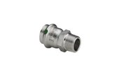 Druckrohre und Armaturen - Viega Sanpress Inox transition 28 mm x 3/4" stainless steel - 436513