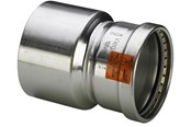 Druckrohre und Armaturen - Viega Sanpress Inox XL reduction 88.9 x 76.1 mm stainless steel - 483159
