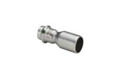Druckrohre und Armaturen - Viega Sanpress Inox reduction 35 x 22 mm stainless steel - 436292