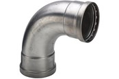 Druckrohre und Armaturen - Viega Sanpress Inox XL bend 90° 88.9 Stainless steel/bright 482602 - 482602