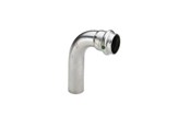 Druckrohre und Armaturen - Viega Sanpress Inox bend 90° 15 Stainless steel/bright 435707 - 435707