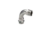 Druckrohre und Armaturen - Viega Sanpress Inox transition bend 90° socket/nipple 22 mm x 3/4" stainless steel - 436926
