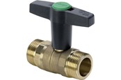 Armaturen - Viega Easytop ball valve nipple/nipple 3/4" gunmetal - 746940