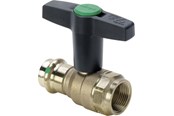 Armaturen - Viega Easytop ball valve 18 mm x 1/2" gunmetal - 746766