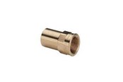 Druckrohre und Armaturen - Viega Sanpress insert piece 22 x 1/2" nipple/socket gunmetal - 120917