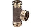 Druckrohre und Armaturen - Viega Sanpress XL T-piece 76.1 mm gunmetal - 350628