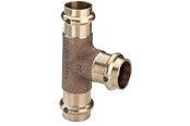 Druckrohre und Armaturen - Viega Sanpress T-piece 18 mm gunmetal - 281410
