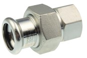 Druckrohre und Armaturen - Vsh Fabrieken Vsh straight union female thread/press 54 mm x 2 stainless - 6192111