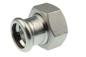 Druckrohre und Armaturen - Vsh Fabrieken Xpr stainless coupl w/nut ff 35xg3/2 - 6191779