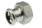Druckrohre und Armaturen - Vsh Fabrieken Xpr stainless coupl w/nut ff 22xg1 - 6191757