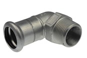 Druckrohre und Armaturen - Vsh Fabrieken Xpr stainless angl ad 90 deg. fm 18xr1/2 - 6190888