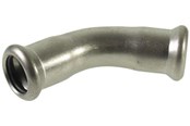 Druckrohre und Armaturen - Vsh Fabrieken Xpr stainless elbow e 45 deg. ff 76.1 - 6230061