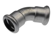 Druckrohre und Armaturen - Vsh Fabrieken Xpr stainless elbow e 45 deg. ff 42 - 6190096