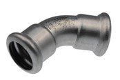 Druckrohre und Armaturen - Vsh Fabrieken Xpr stainless elbow 45 deg. ff 18 - 6190052
