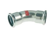 Druckrohre und Armaturen - Vsh Fabrieken Xpr carbon elbow 45 deg. ff 76.1 - 6208125