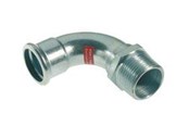 Druckrohre und Armaturen - Vsh Fabrieken Xpr carbon elbow 90 deg. fm 15xr3/8 - 6201987