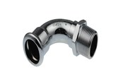 Druckrohre und Armaturen - Vsh Fabrieken Xpress carbon elbow 90o fm 54xr2 - 6202053