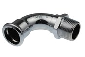 Druckrohre und Armaturen - Vsh Fabrieken Xpr carbon elbow 90 deg. fm 22xr3/4 - 6202011