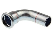 Druckrohre und Armaturen - Vsh Fabrieken Xpr carbon elbow 90 deg. fø 108 - 6208081