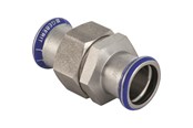 Druckrohre und Armaturen - Geberit mapress stainless steel union with union nut made of crni steel: d=22mm g=1 - 35392