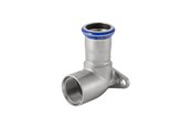 Druckrohre und Armaturen - Geberit Elbow ctor stst d15-rp1/2 l4.3 - 33403