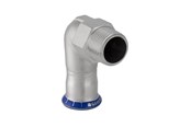 Druckrohre und Armaturen - Geberit Elbowad mt stst 90g d28-r1 - 33836