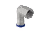 Druckrohre und Armaturen - Geberit Elbowad ft stst 90g d22-rp3/4 - 33805