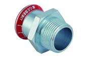 Druckrohre und Armaturen - Geberit mapress overg.nippel 15mmx3 / 4 st elforz - 21714