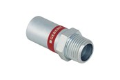 Druckrohre und Armaturen - Geberit Adapter mt w/ plend cst d22-r1/2 zn-pl - 21935