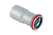 Druckrohre und Armaturen - Geberit Reducer w/ plend cst d76.1-54 zn-pl - 22331