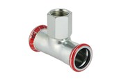 Druckrohre und Armaturen - Geberit T-piece ft cst d15-rp1/2-15 zn-pl - 21304